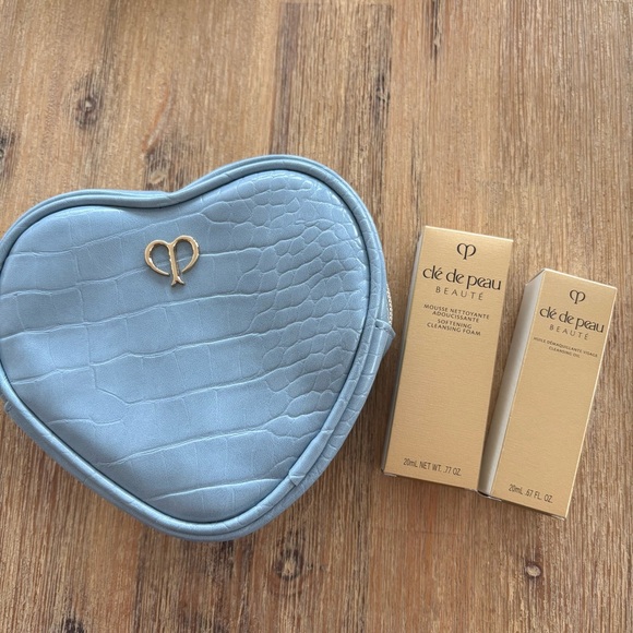 cle de peau Other - Cle de peau Makeup Bag and Travel Cleanser Duo